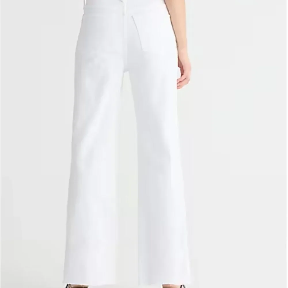 J. Crew BP461 Slim wide-leg jean in white wash NWT